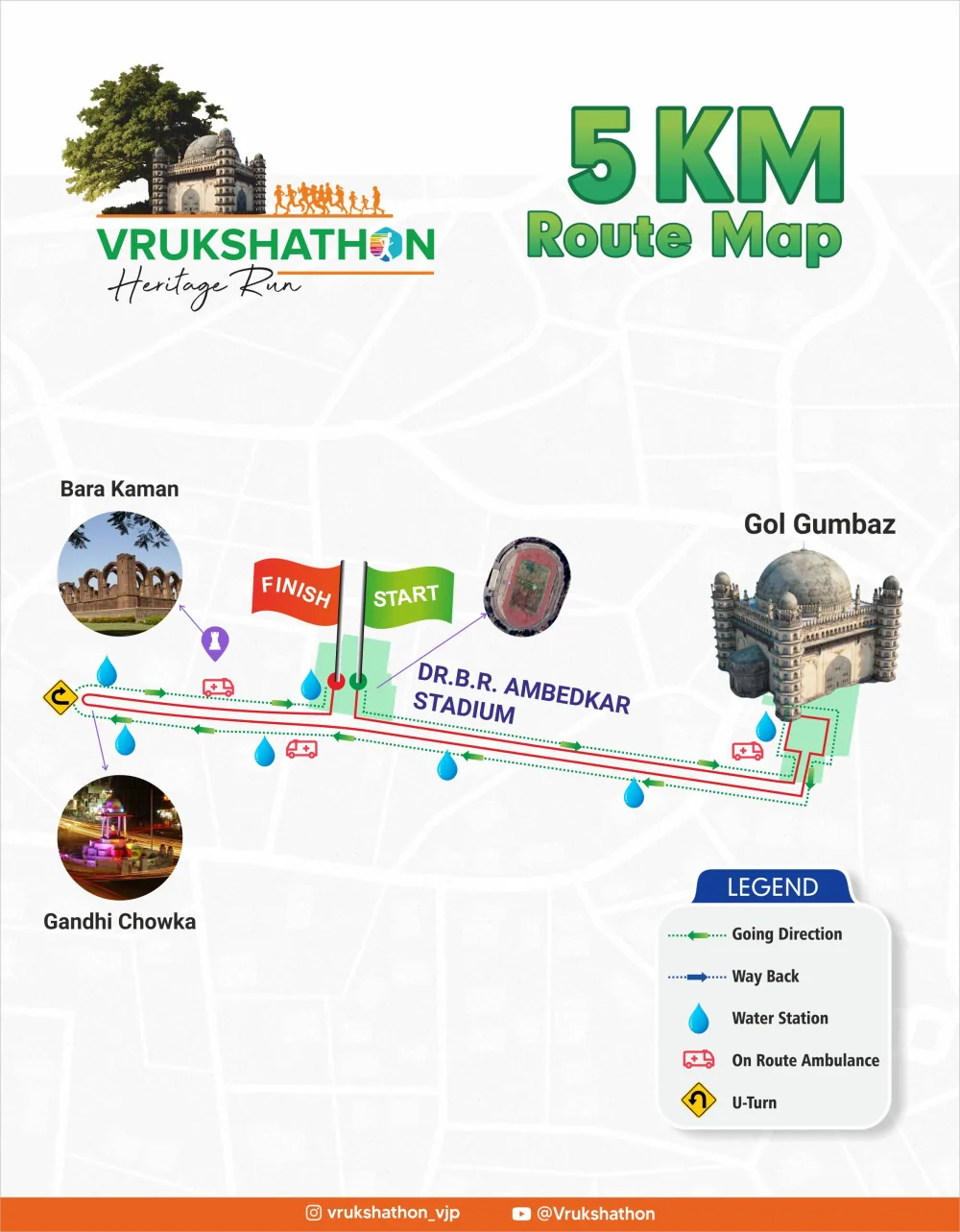 vrukshathon-5km-route-map